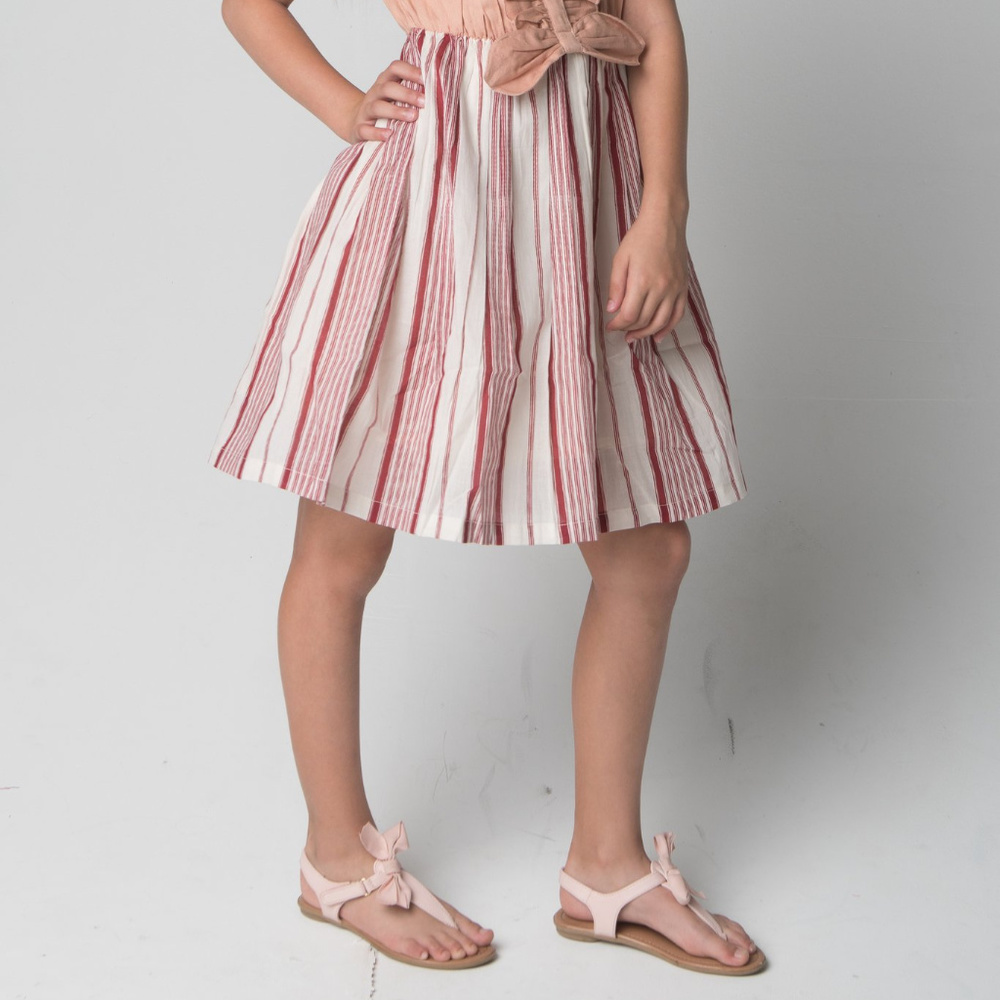 NEW Boho Kids Ruffles and Bowtie Dress - Picture 2 of 4